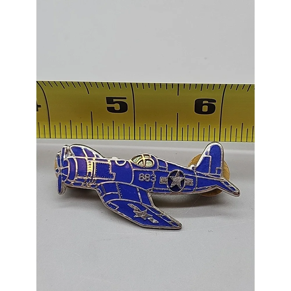 XL F4U CORSAIR VOUGHT US NAVY MARINES USS HAT PIN UP WW 2 Boyington TIE TAC Hat‎